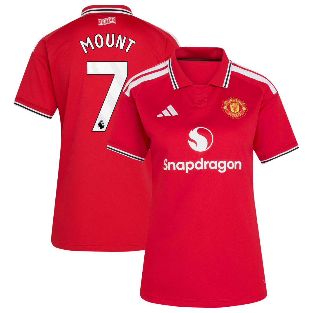 Mason Mount Manchester United adidas Women's 2026/27 Home Replica Jersey - Red