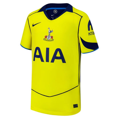 Tottenham Hotspur Nike Youth 2025/26 Home Replica Custom Jersey - White
