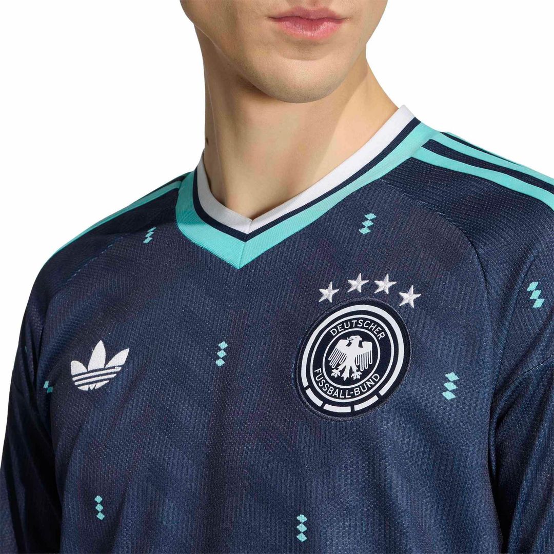 Germany National Team adidas 2026 Home Replica Long Sleeve Jersey - White