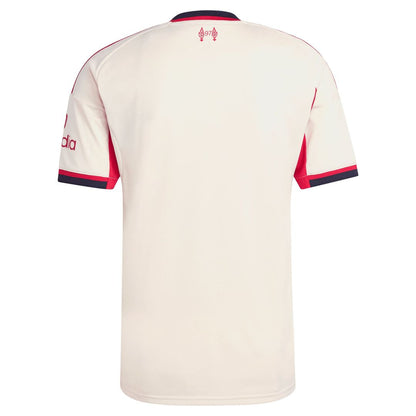 Liverpool adidas 2025/26 Away Replica Jersey - White
