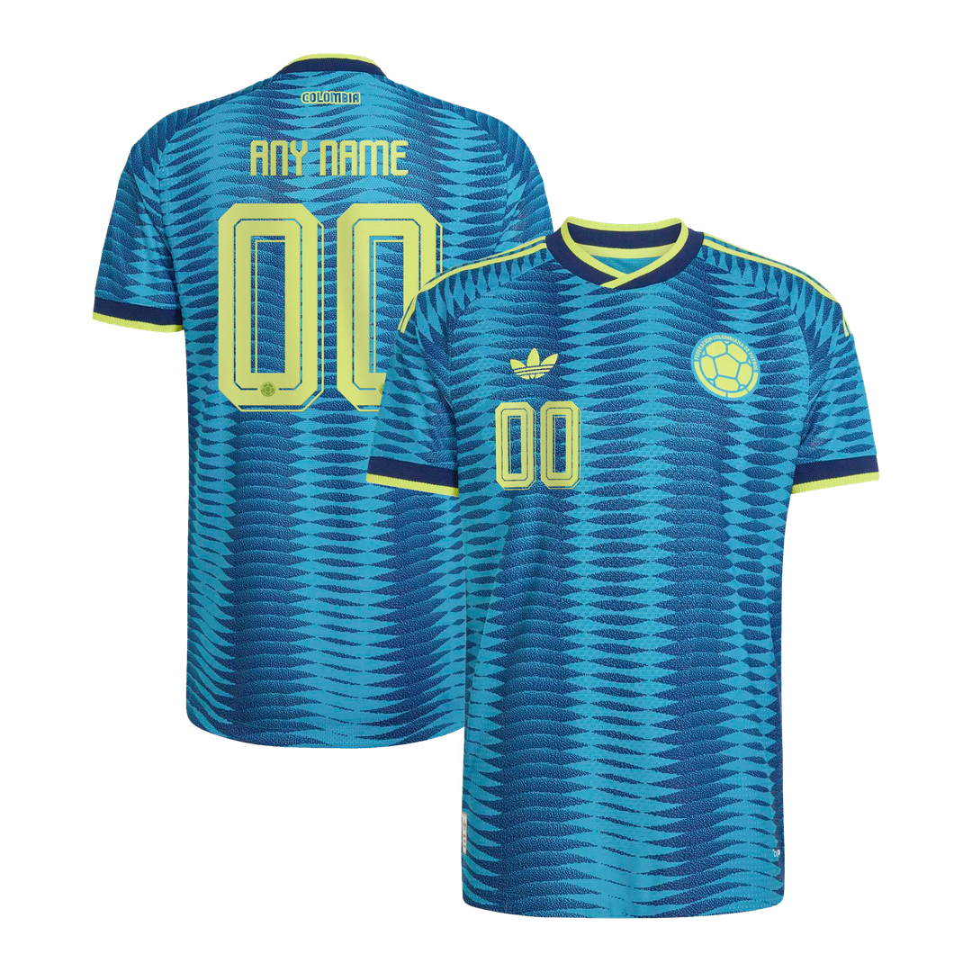 Colombia National Team adidas 2026 Home On-Field Authentic Custom Jersey - Yellow