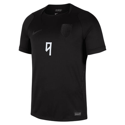 Erling Haaland Norway National Team Nike 2026 Away Stadium Replica Jersey - Black