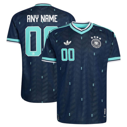Germany National Team adidas 2026 Away On-Field Authentic Custom Jersey - Navy