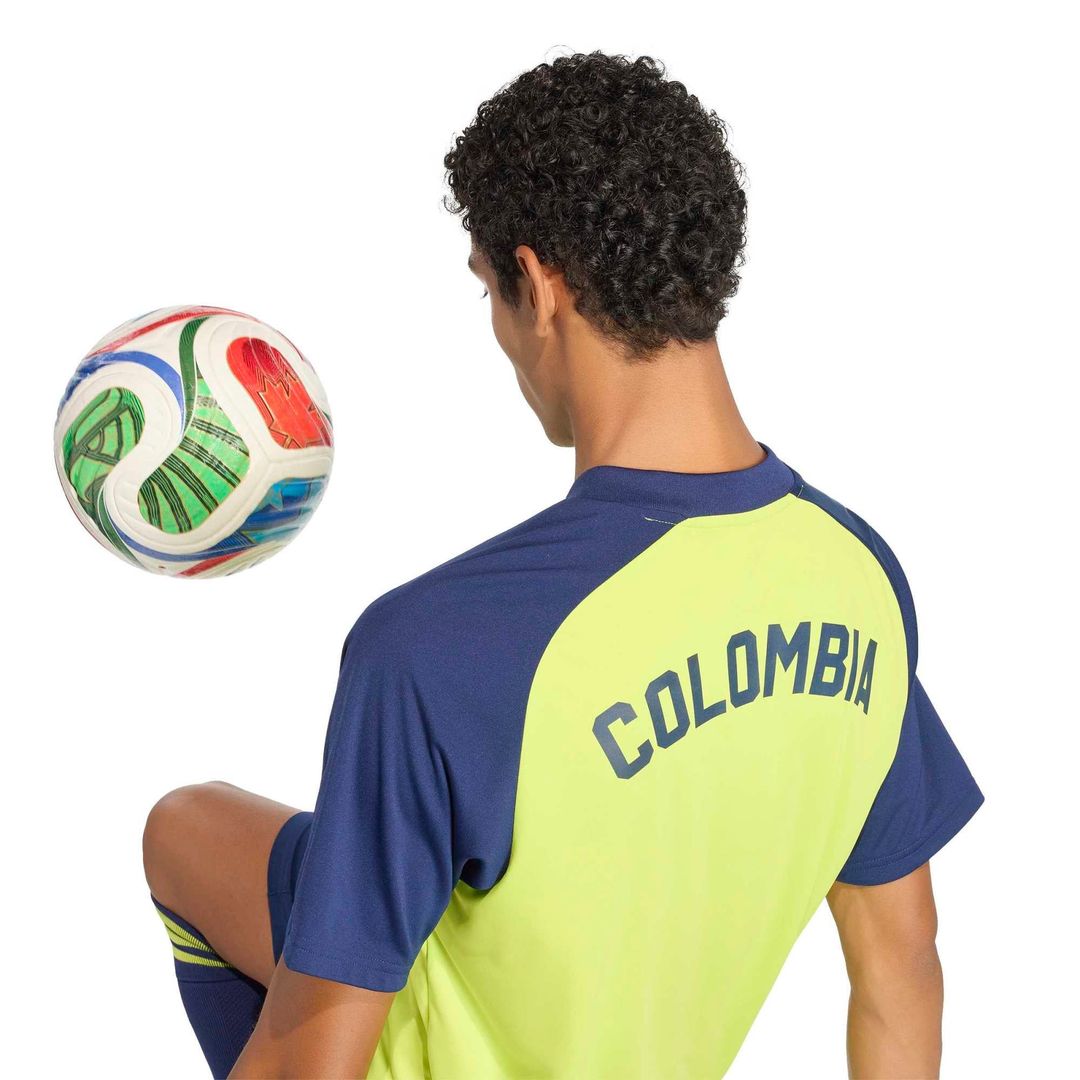 Colombia National Team adidas 2026 Pre-Match Top - Yellow