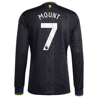 Mason Mount Manchester United adidas 2025/26 Away Replica Long Sleeve Player Jersey - White