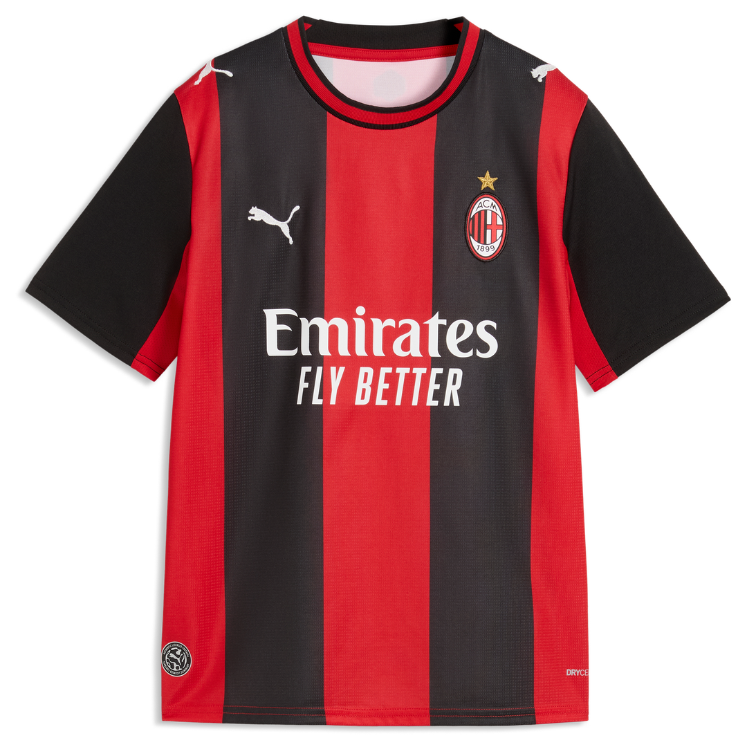 AC Milan Puma Youth 2026/27 Home Replica Jersey - Black/Red