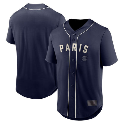 Paris Saint-Germain Fanatics Oversized Baseball Jersey - Navy