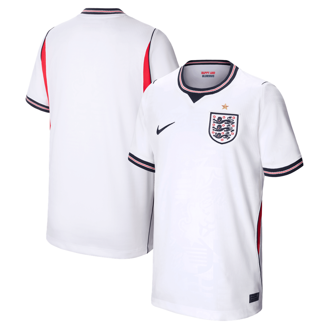 England National Team Nike Youth 2026 Home Stadium Replica Jersey - White