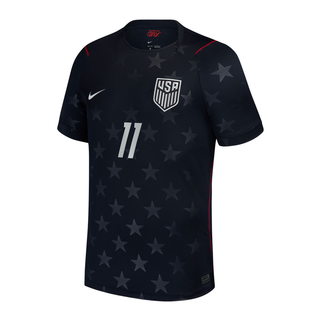 Brenden Aaronson USMNT Nike 2026/27 Away Stadium Replica Jersey - Blue