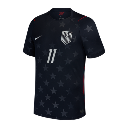 Brenden Aaronson USMNT Nike 2026/27 Away Stadium Replica Jersey - Blue