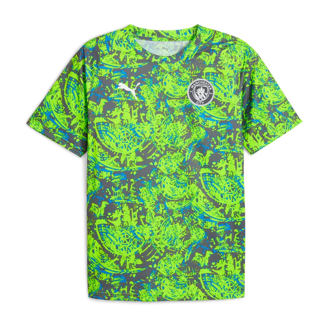 Manchester City Puma 2025/26 Pre-Match Training Jersey - Black