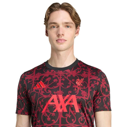Liverpool adidas 2025/26 AEROREADY Pre-Match Top - Black