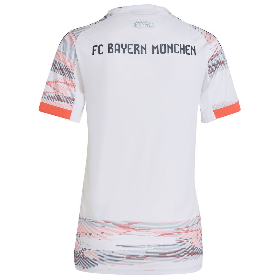 Bayern Munich adidas Women's 2025/26 Away Replica Jersey - White