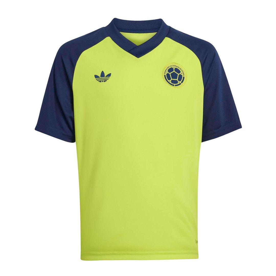 Colombia National Team adidas Youth 2026 Pre-Match Top - Yellow