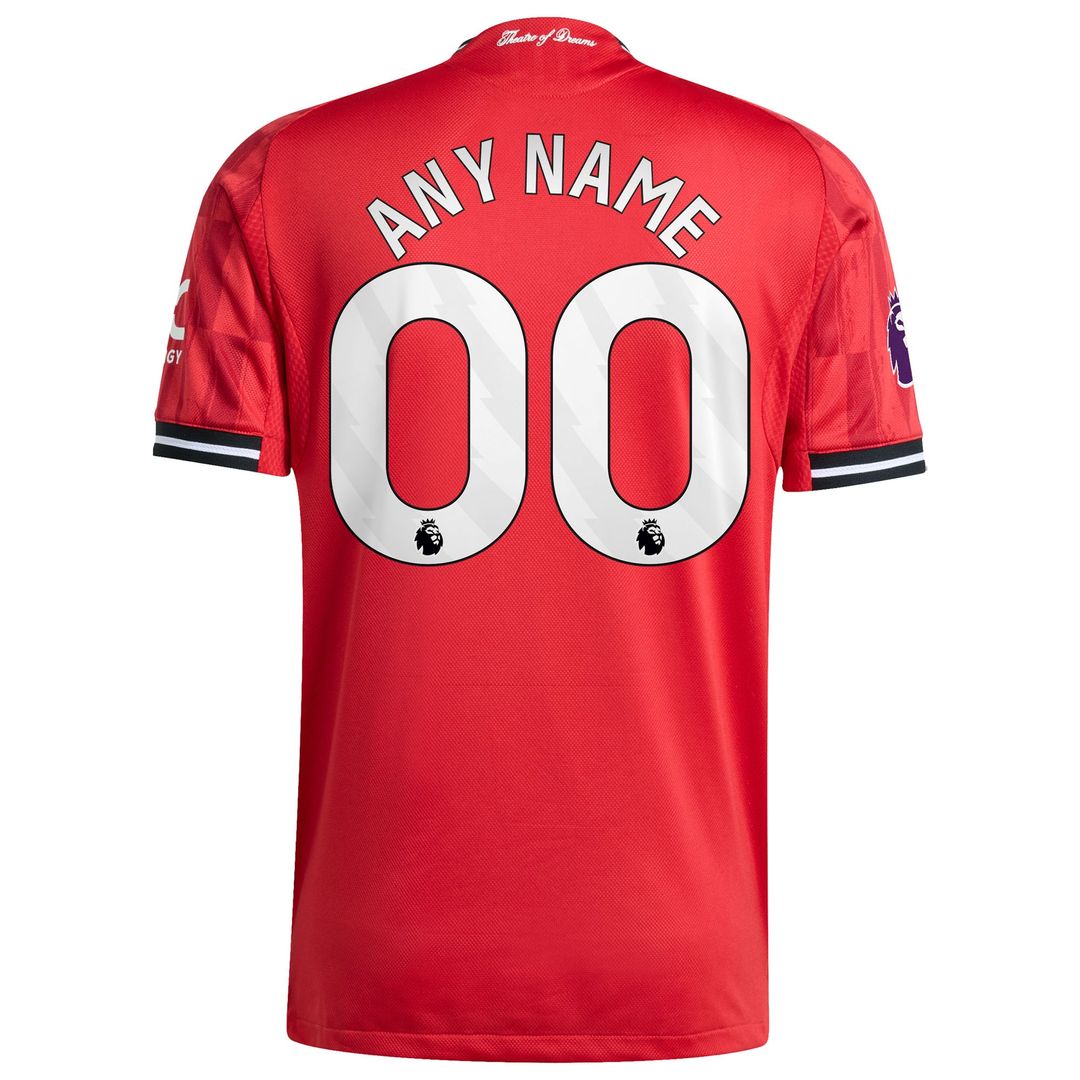 Manchester United adidas 2025/26 Away Authentic Custom Jersey - White
