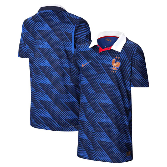 France National Team Nike Youth 2026 Home Match Authentic Jersey - Blue