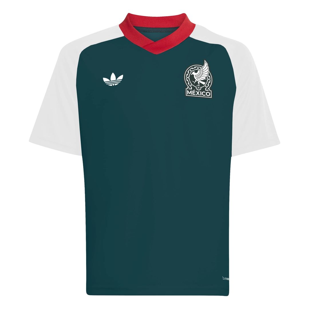 Mexico National Team adidas Youth 2026 Pre-Match Top - White
