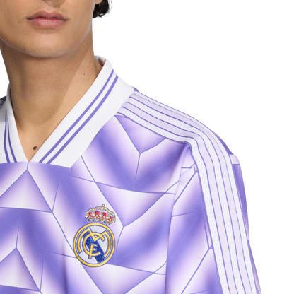 Real Madrid adidas Unisex Lifestyler Fashion Jersey - Purple