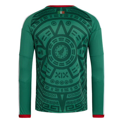 Mexico National Team adidas 2026 Home Replica Long Sleeve Jersey - Green