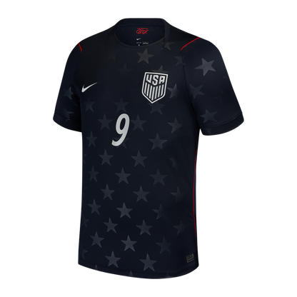 Ricardo Pepi USMNT Nike 2026/27 Away Stadium Replica Jersey - Blue