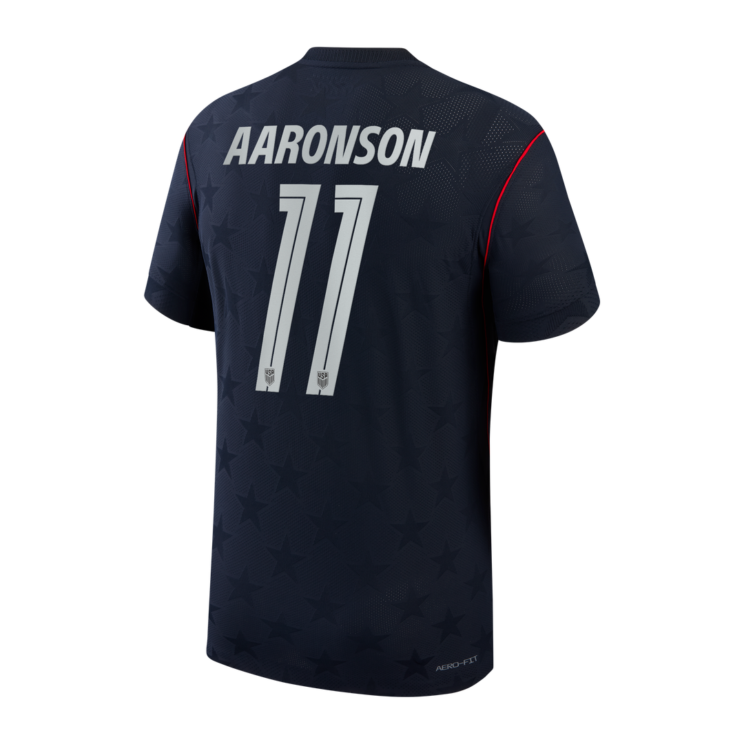 Brenden Aaronson USMNT Nike 2026/27 Away Match Authentic Jersey - Blue