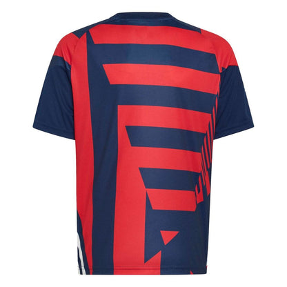 Bayern Munich adidas Youth 2026/27 Pre-Match Home Training Jersey - Blue/Red