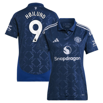 Rasmus Højlund Manchester United adidas Originals Women's 2024/25 Third Replica Jersey - Cream