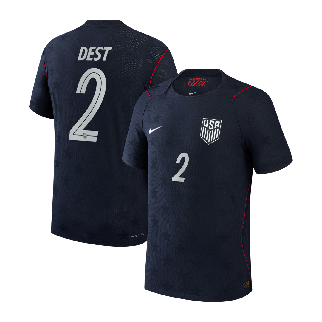 Sergiño Dest USMNT Nike 2026/27 Away Match Authentic Jersey - Blue