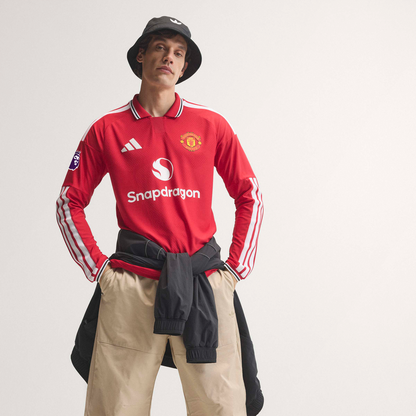 Manchester United adidas 2026/27 Home Authentic Long Sleeve Jersey - Red