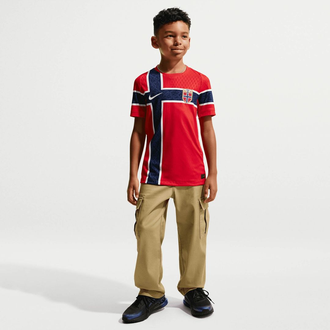Norway National Team Nike Youth 2026 Home Match Authentic Jersey - Red