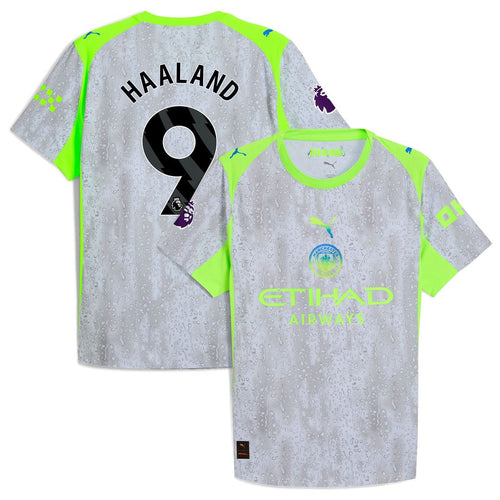 Manchester City Puma 2025/26 Third Authentic Jersey - Green/Neon Green