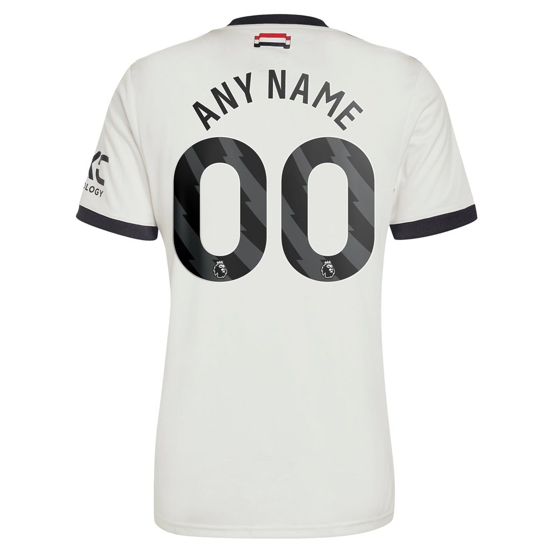 Manchester United adidas Originals  2024/25 Third Custom Replica Jersey - Cream