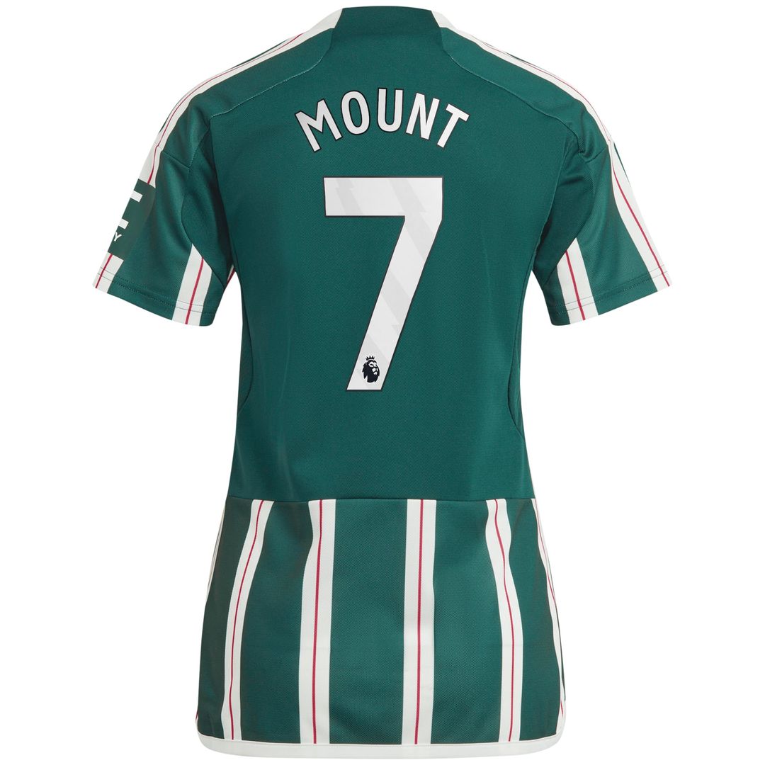 Mason Mount Manchester United adidas Women's 2023/24 Away Replica Player Jersey - Green