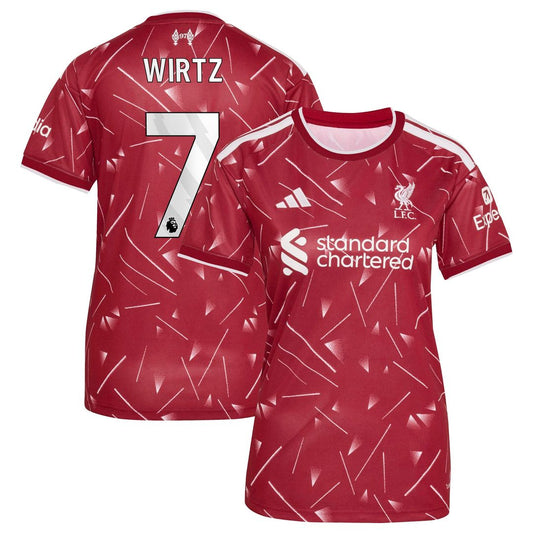 Florian Wirtz Liverpool adidas Women's 2026/27 Home Replica Jersey - Red