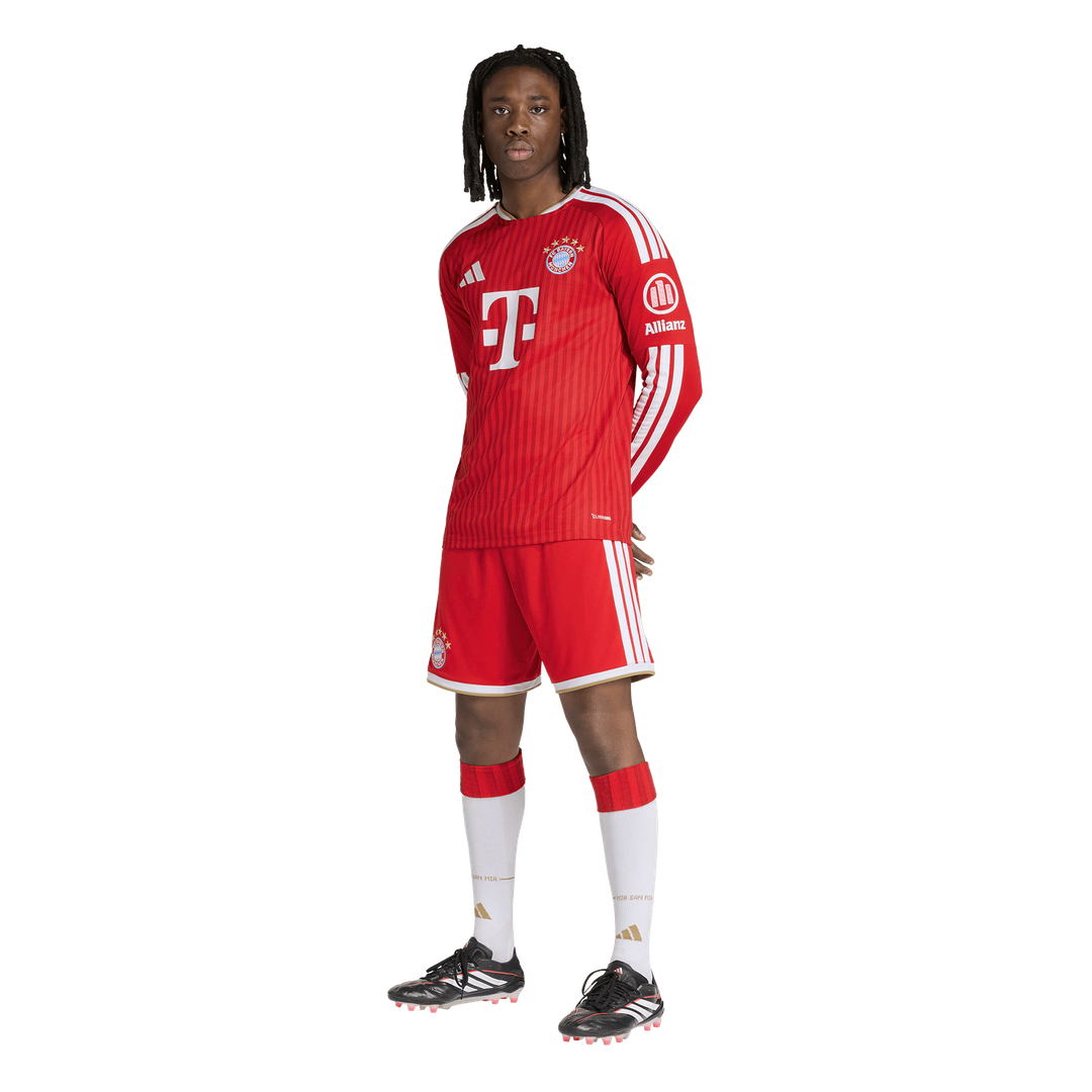 Bayern Munich adidas 2026/27 Home Replica Long Sleeve Jersey - Red