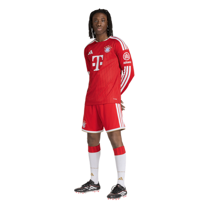 Bayern Munich adidas 2026/27 Home Replica Long Sleeve Jersey - Red