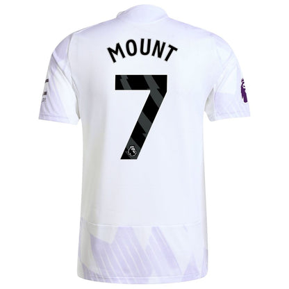 Mason Mount Manchester United adidas 2025/26 Away Authentic Player Jersey - White