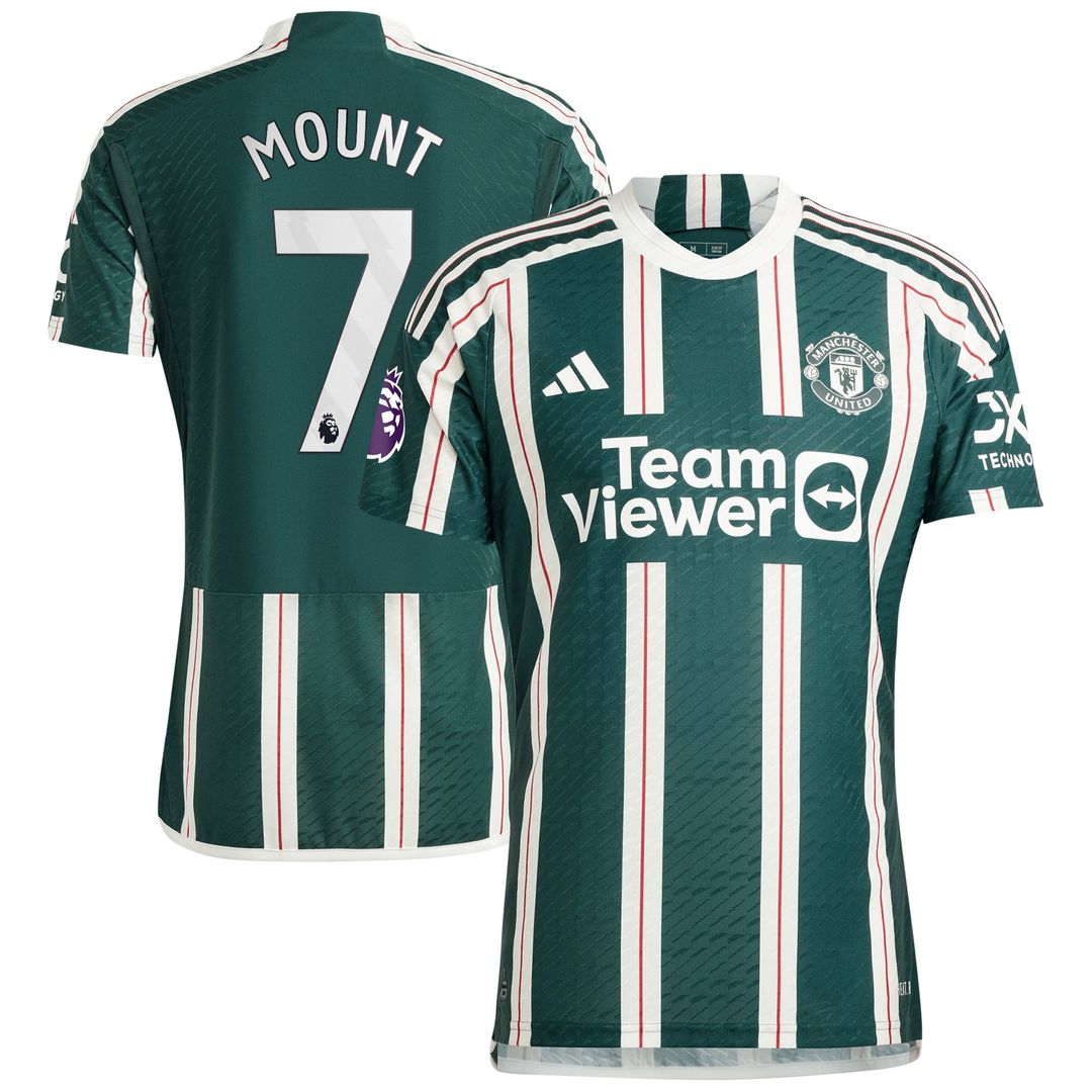 Mason Mount Manchester United adidas 2023/24 Away Authentic Player Jersey - Green