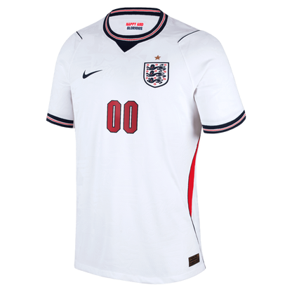 England National Team Nike 2026 Home Match Authentic Custom Jersey - White