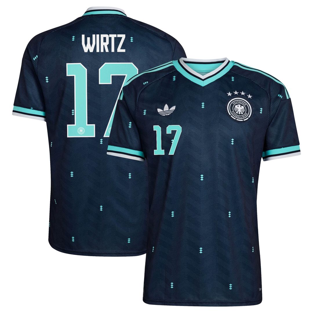 Florian Wirtz Germany National Team adidas 2026 Away Replica Jersey - Navy