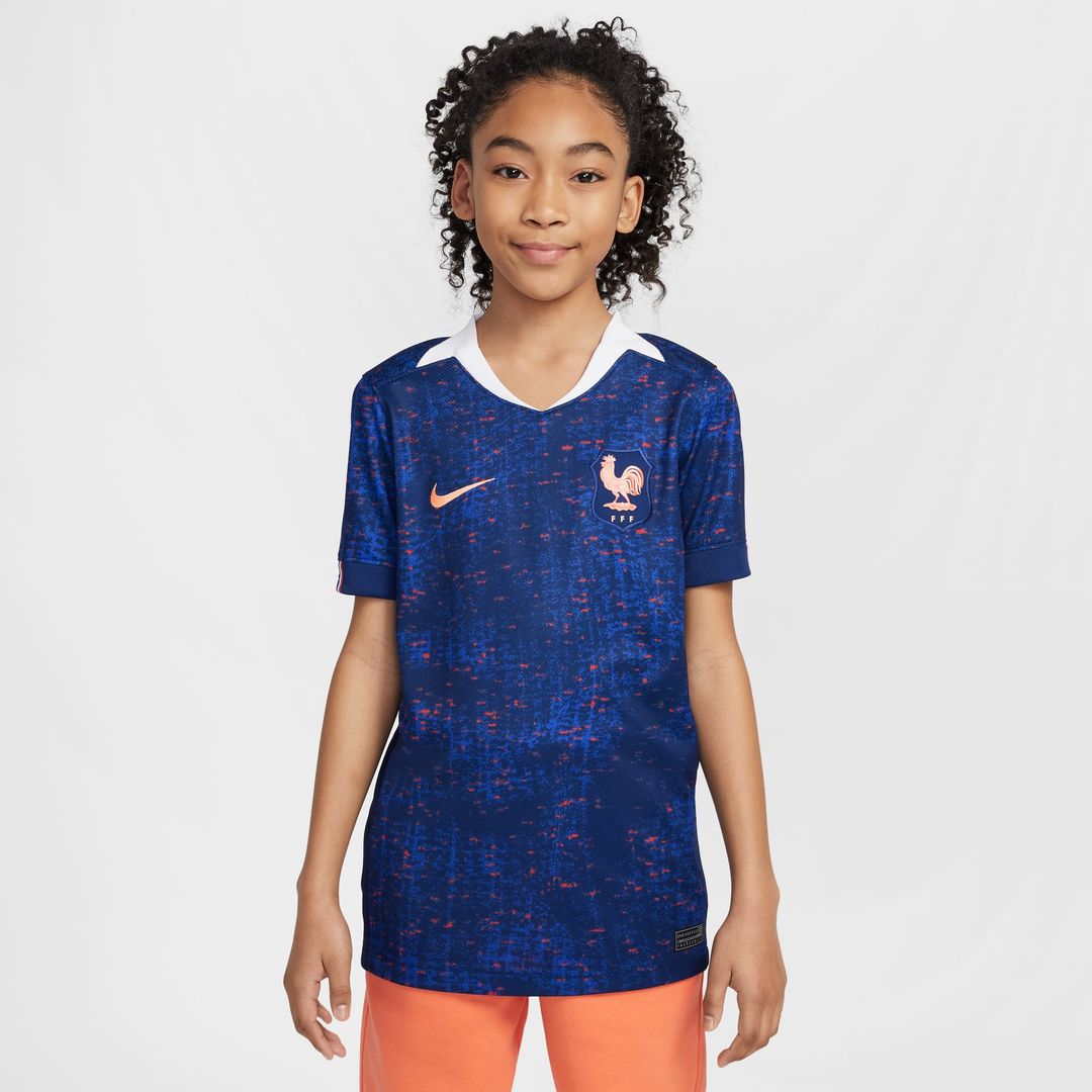 France Women's National Team Nike Youth 2025/26 Home Replica Jersey - Blue