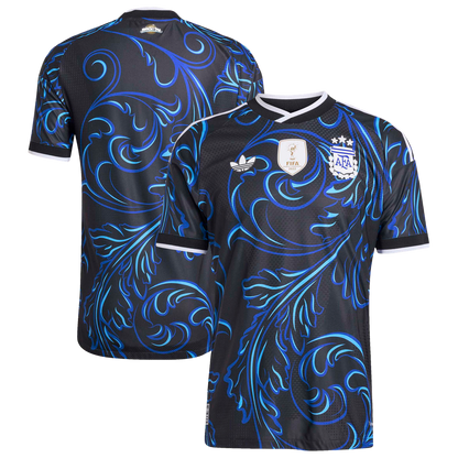 Argentina National Team adidas 2026 Away On-Field Authentic Jersey - Black