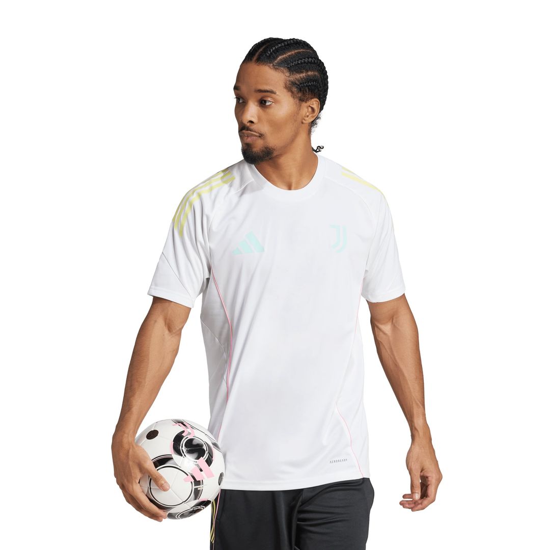 Juventus adidas 2025/26 AEROREADY Training Jersey - White