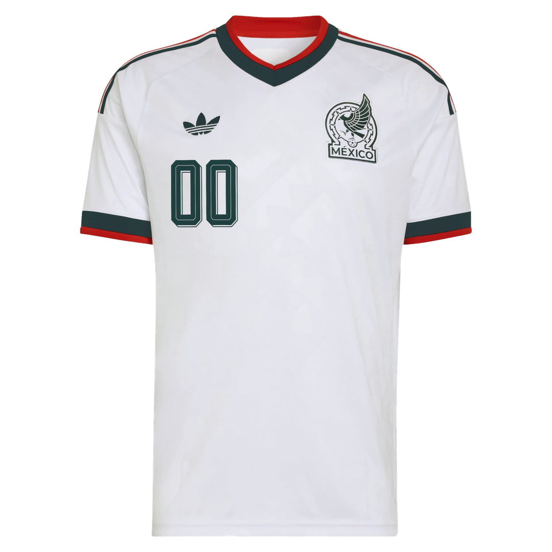 Mexico National Team adidas 2026 Away Replica Custom Jersey - White