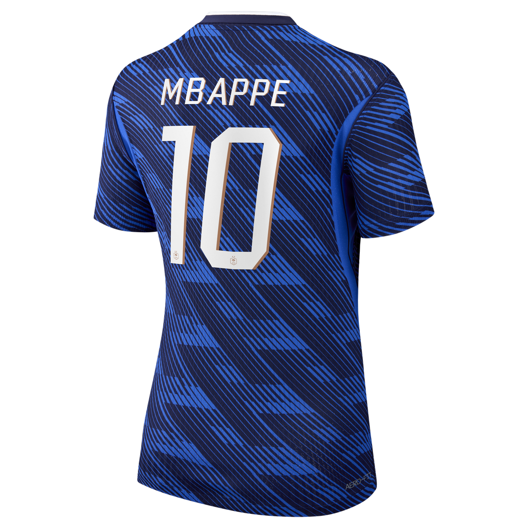 Kylian Mbappé France National Team Nike Women's 2026 Home Match Authentic Jersey - Blue