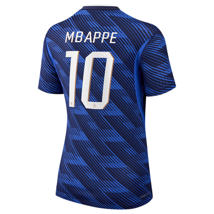 Kylian Mbappé France National Team Nike Women's 2026 Home Match Authentic Jersey - Blue