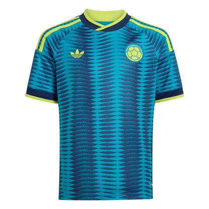 Colombia National Team adidas Youth 2026 Away Replica Jersey - Turquoise