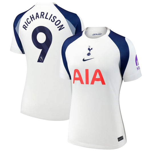 Richarlison Tottenham Hotspur Nike Women's 2025/26 Home Replica Player Jersey - White