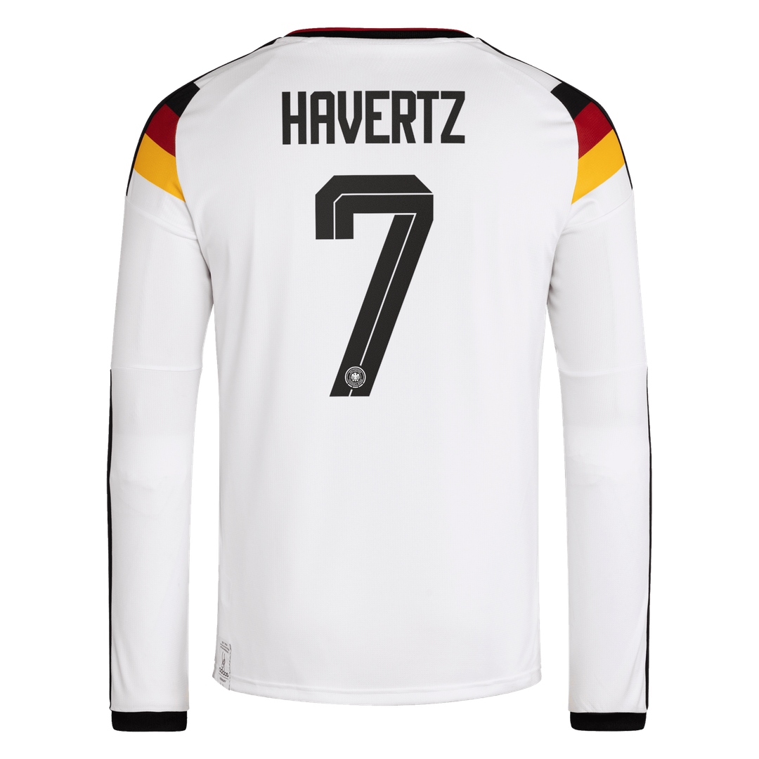 Kai Havertz Germany National Team adidas 2026 Home Replica Long Sleeve Jersey - White