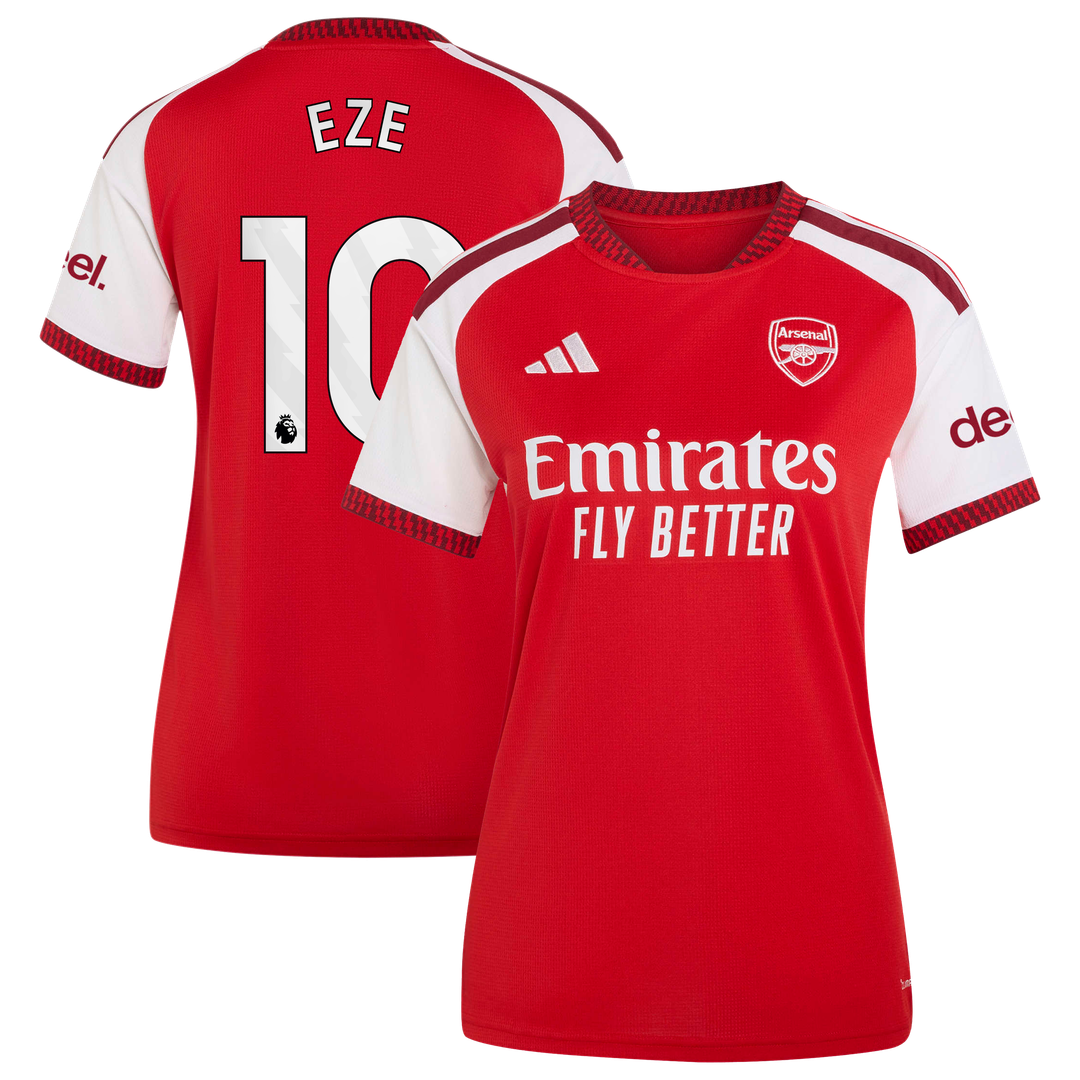 Eberechi Eze Arsenal adidas Women's 2026/27 Home Home Replica Jersey - Red